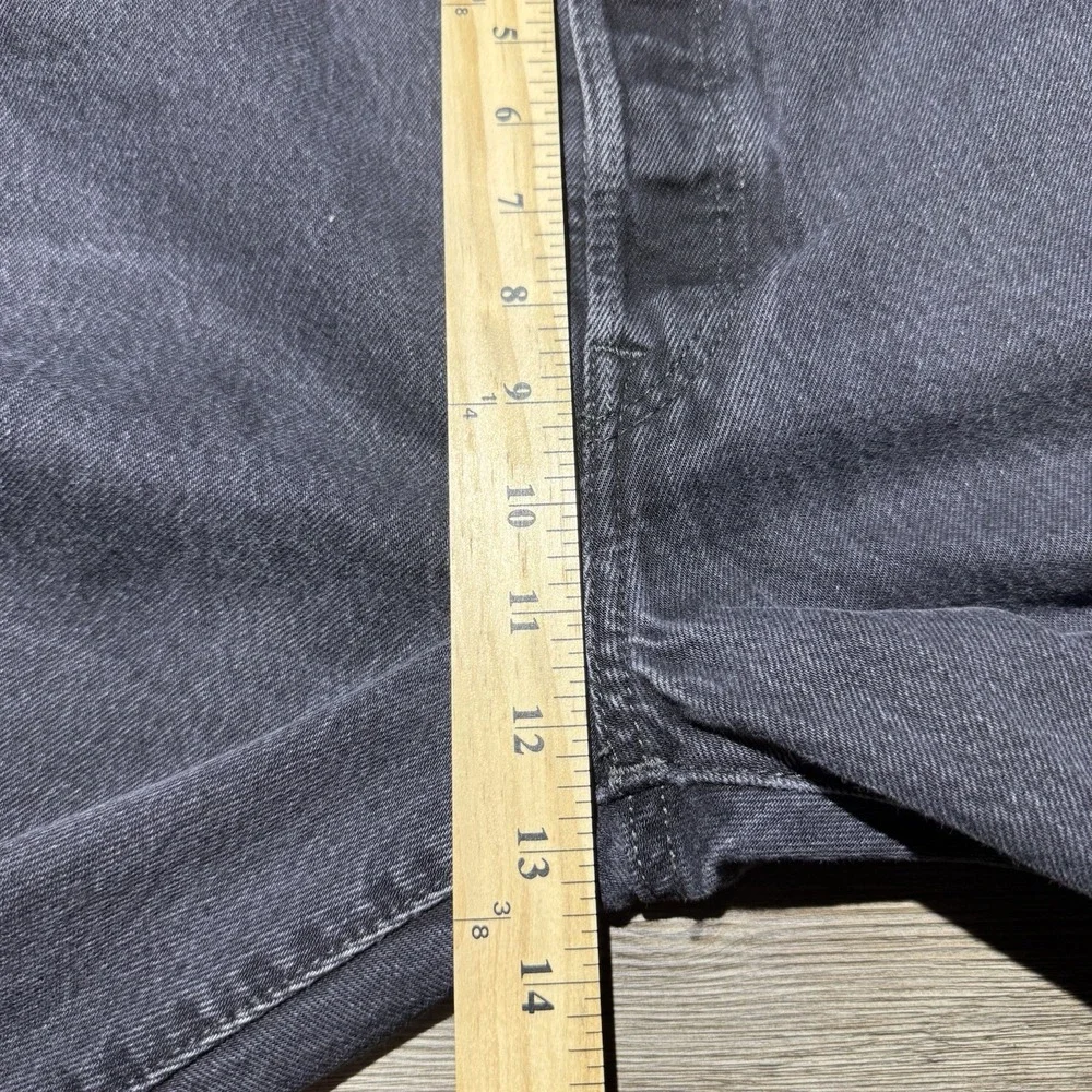 Levi's 501 Original Fit Jeans Men's W38 L32 Black Gray Button Fly Straight
